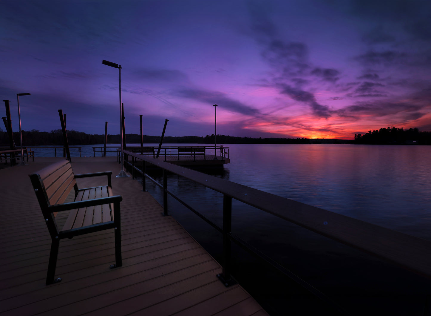 Canvas - Elliot Lake Boat Launch - Sunset 20