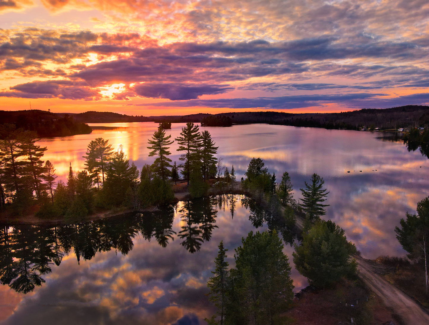 Canvas - Dunlop Lake Boat Launch 1