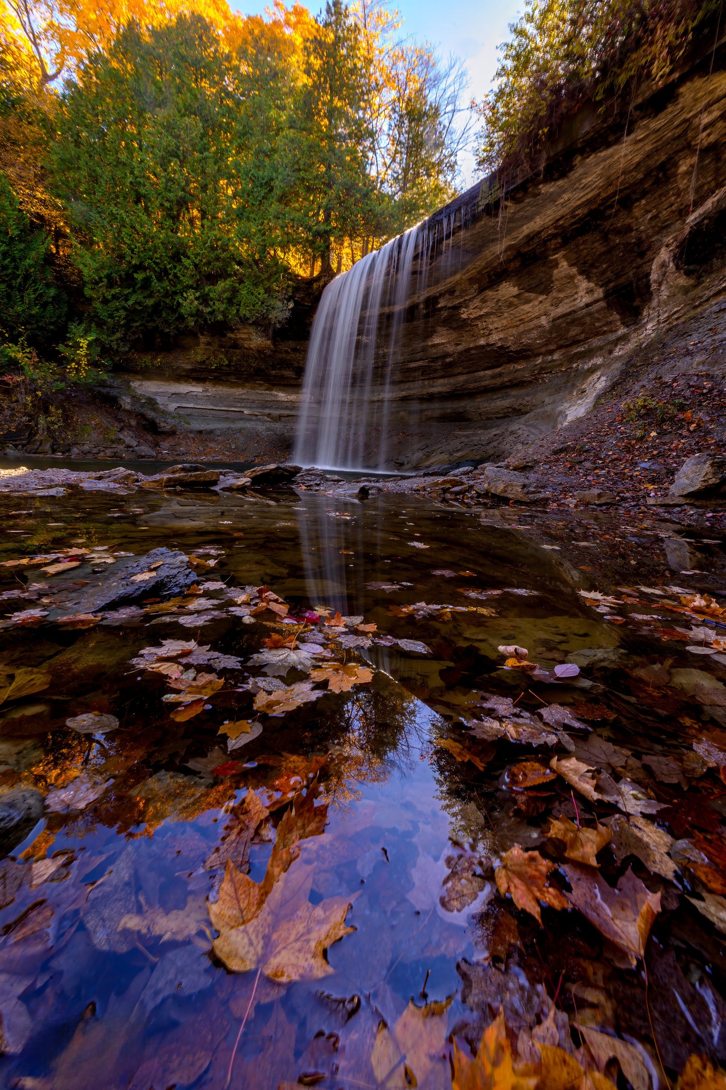 Canvas - Bridal Veil Falls 13 (Manitoulin)
