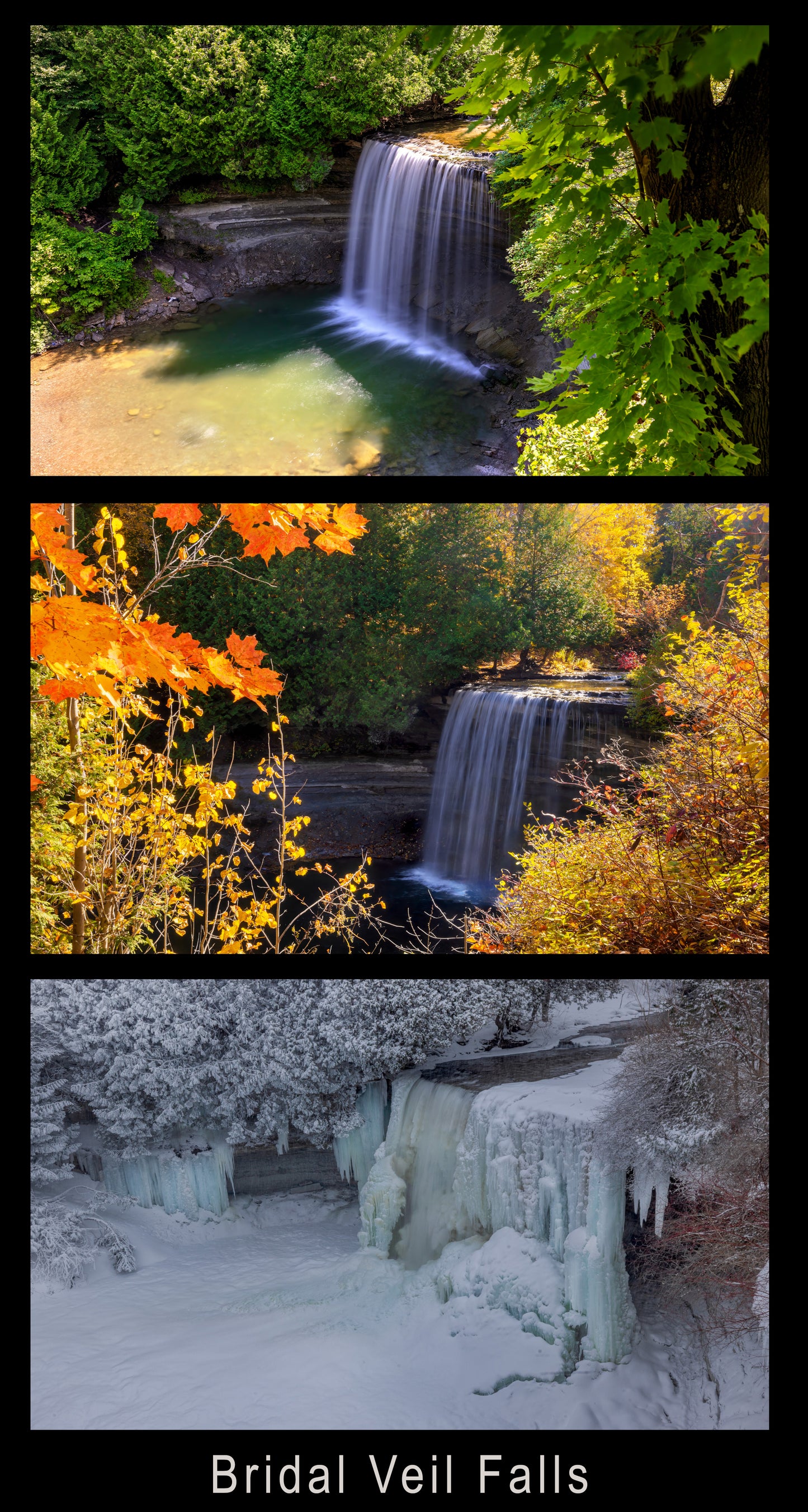 Canvas - Bridal Veil Falls 19 (Manitoulin)