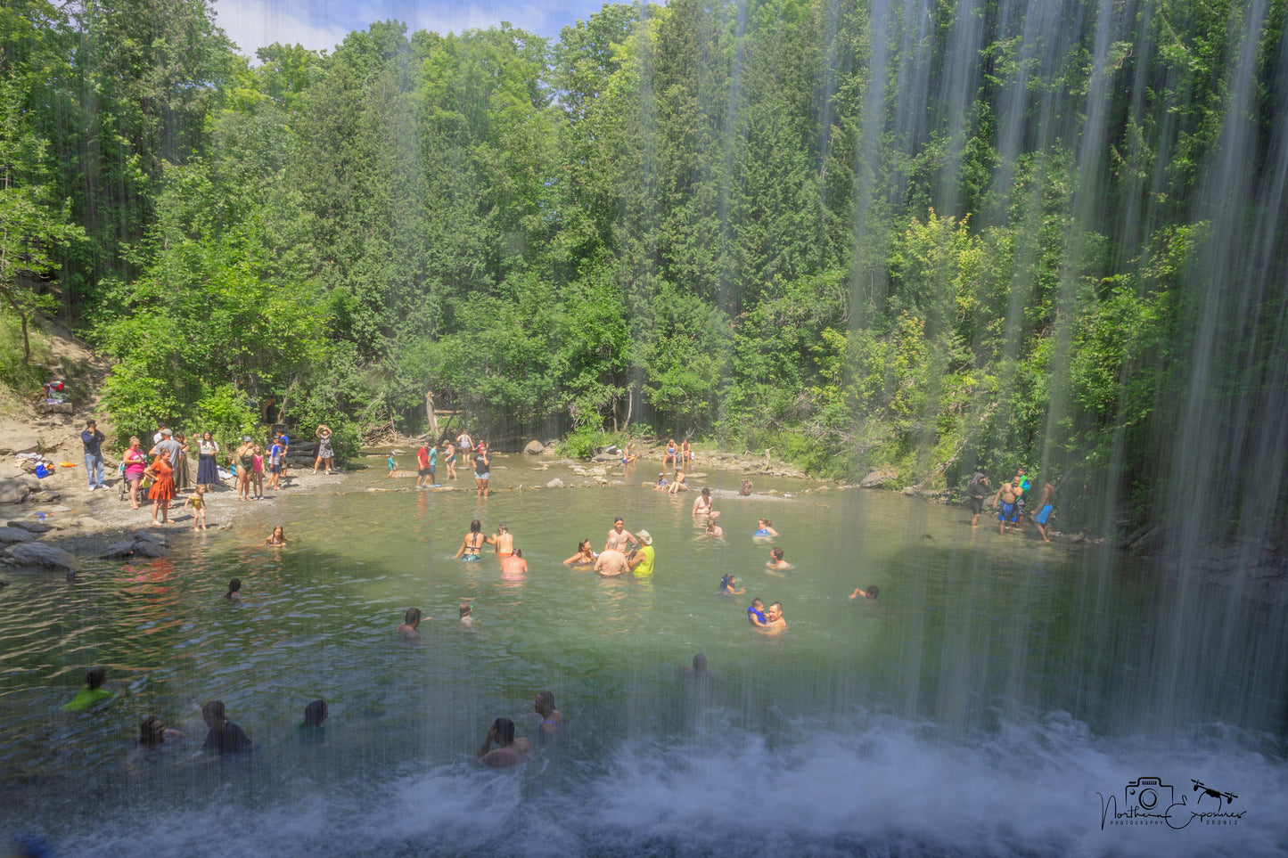 Canvas - Bridal Veil Falls 03 (Manitoulin)