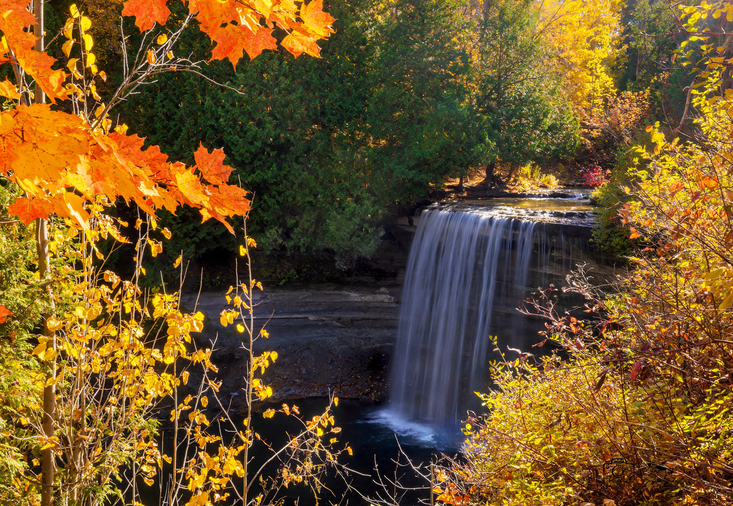 Canvas - Bridal Veil Falls 09 (Manitoulin)