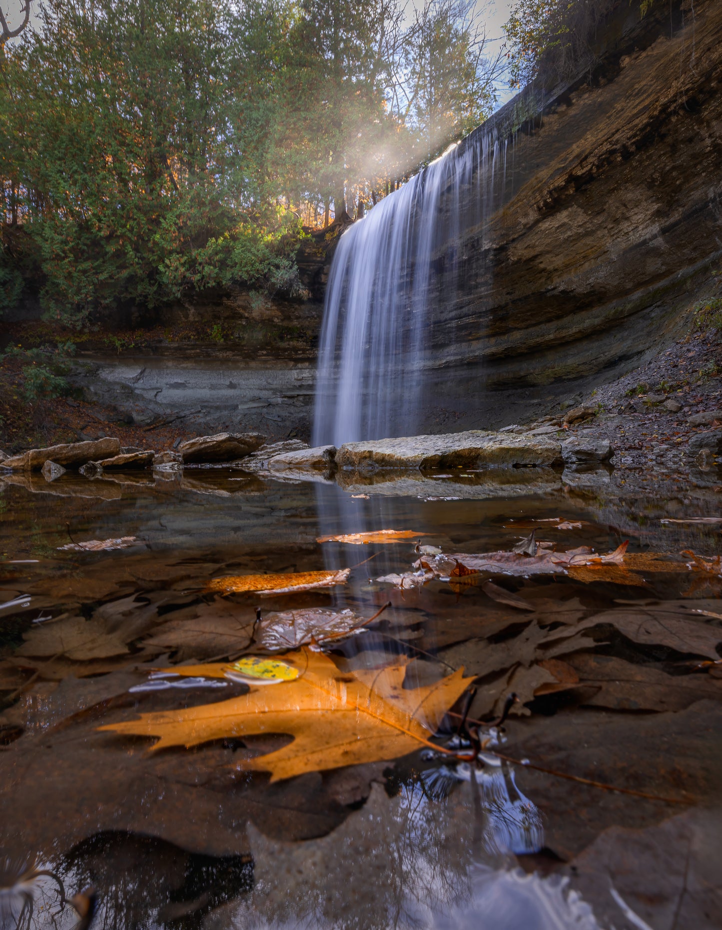 Canvas - Bridalveil Falls Autumn Portrait