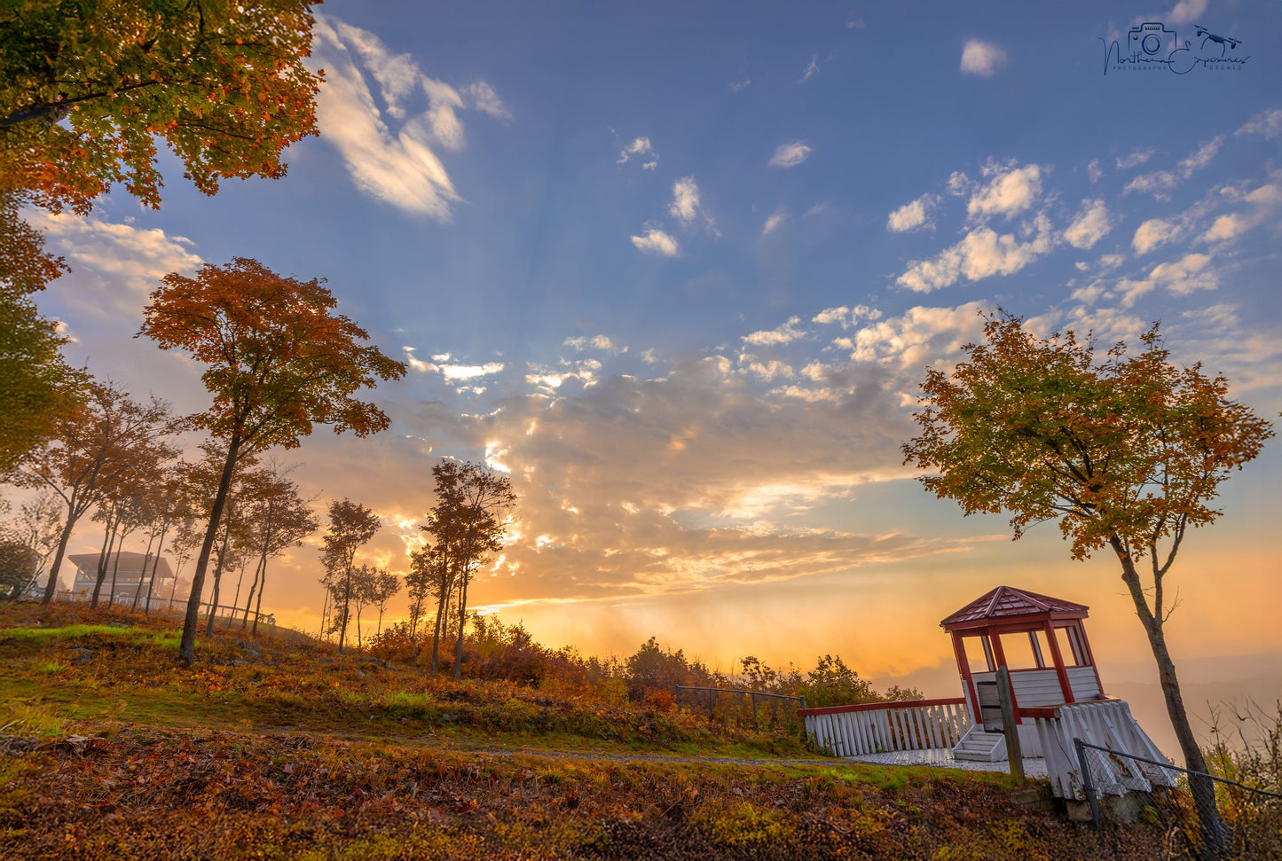 Canvas - Fire Tower sunrise