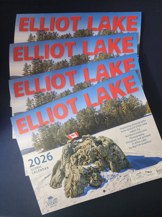 2026 Elliot Lake calendar (international shipping)