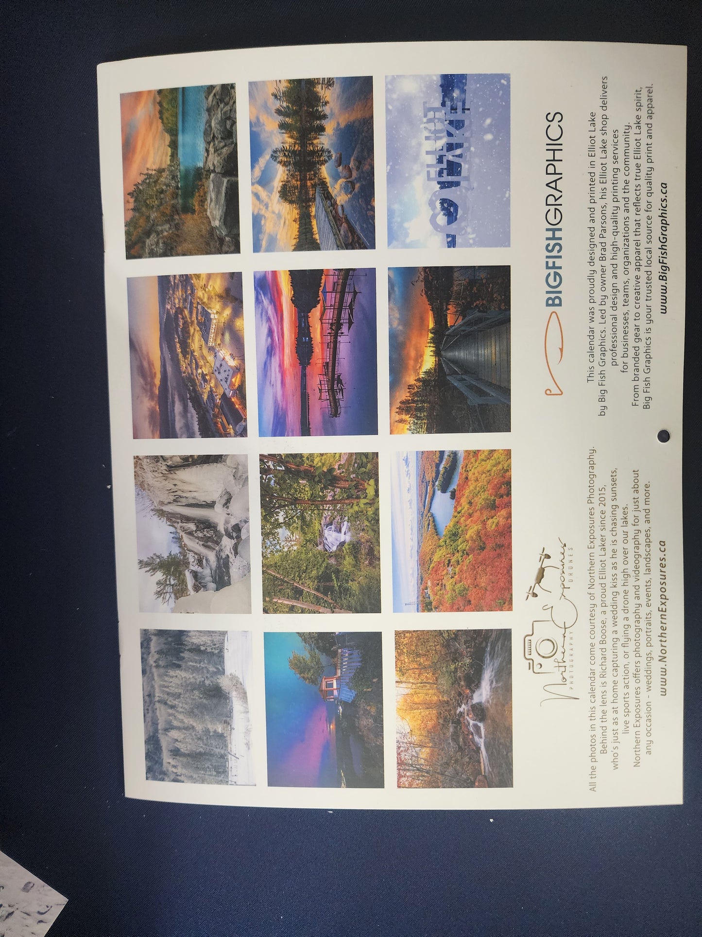 2026 Elliot Lake calendar (mailed in canada)