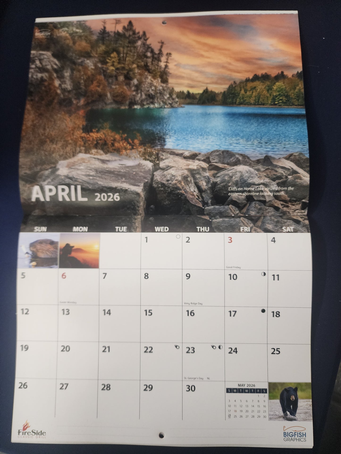 2026 Elliot Lake calendar (mailed in canada)