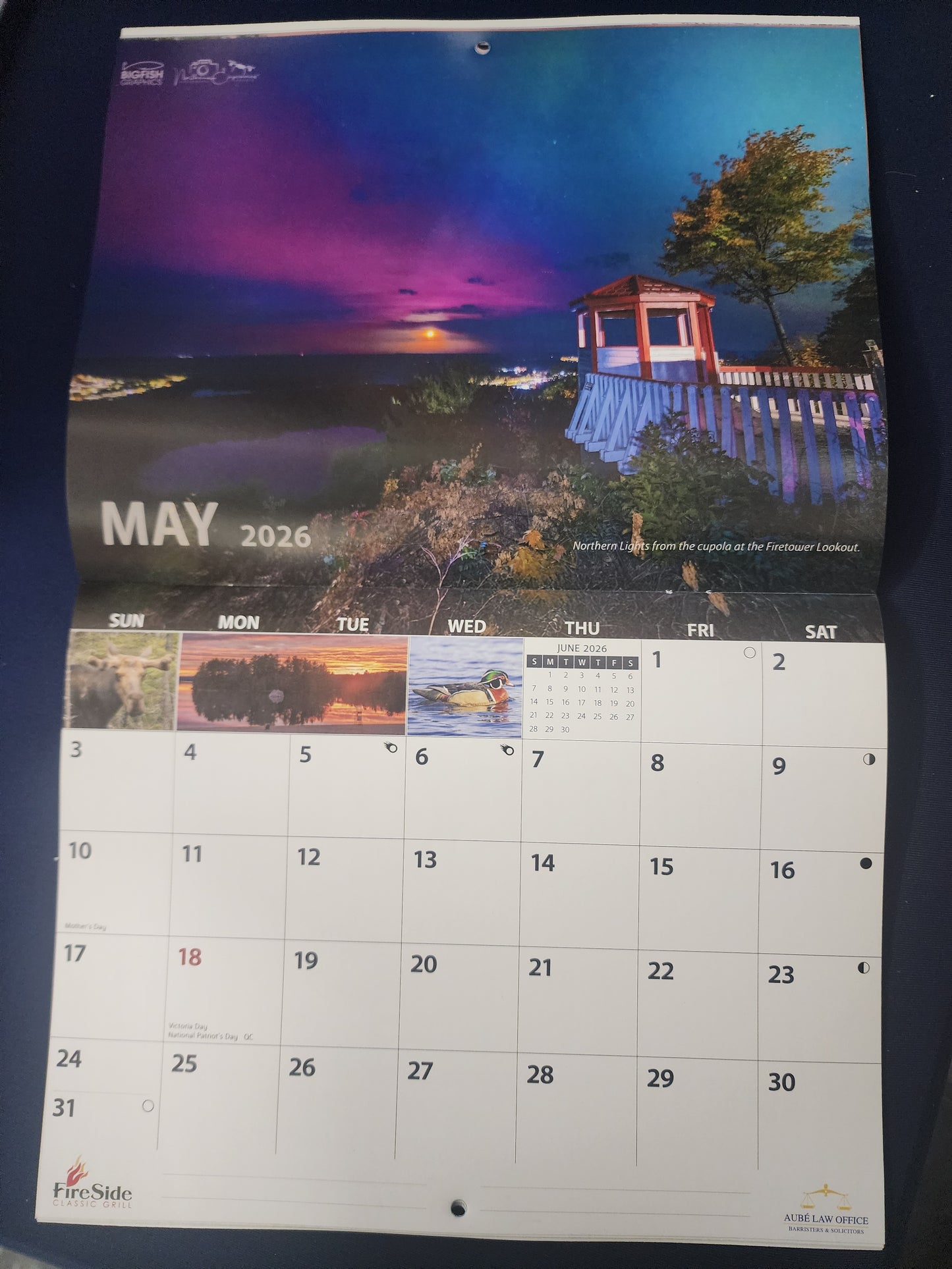 2026 Elliot Lake calendar (mailed in canada)