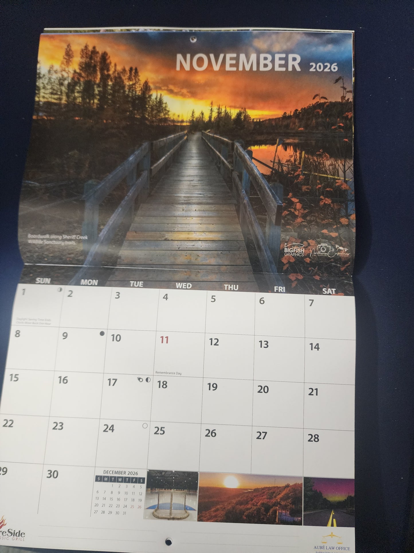 2026 Elliot Lake calendar (mailed in canada)