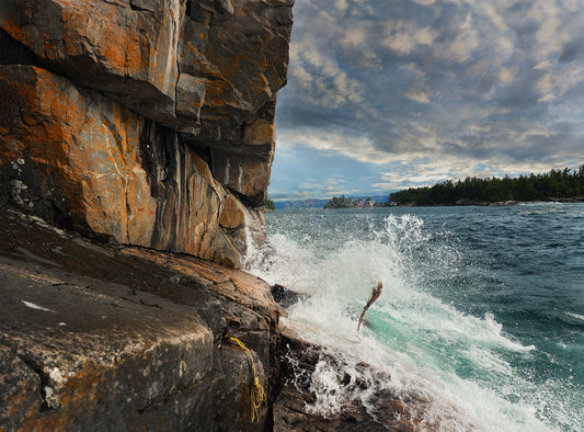 Canvas - Lake Superior Park - Agawa Rock