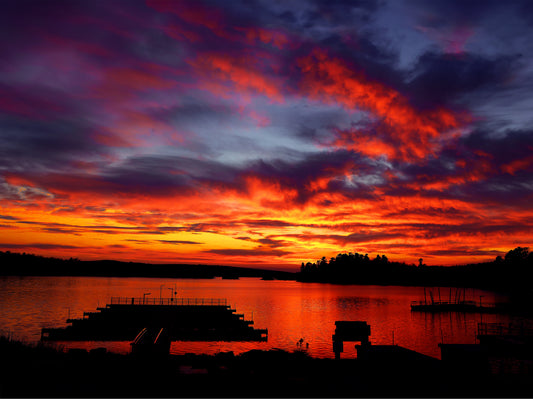 Canvas - Elliot Lake Boat Launch - Sunset 4