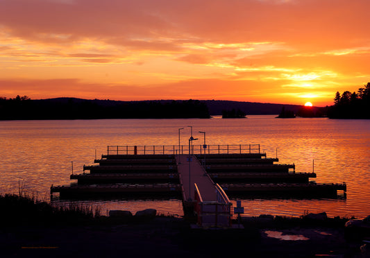 Canvas - Elliot Lake Boat Launch - Sunset 11