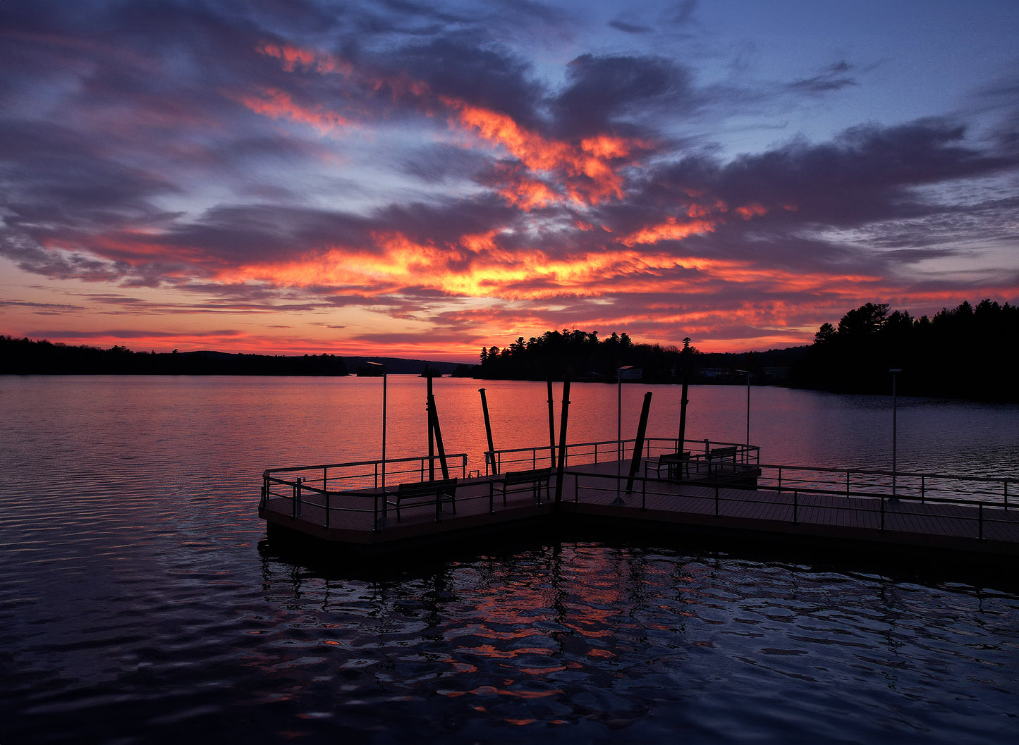 Canvas - Elliot Lake Boat Launch - Sunset 12