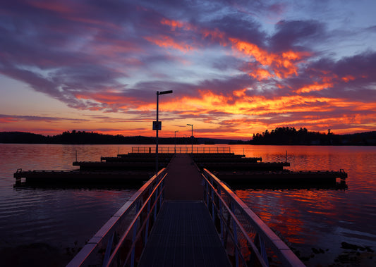 Canvas - Elliot Lake Boat Launch - Sunset 13