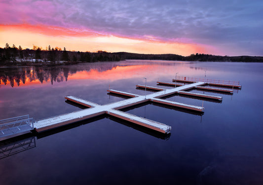 Canvas - Elliot Lake Boat Launch - Sunset 14