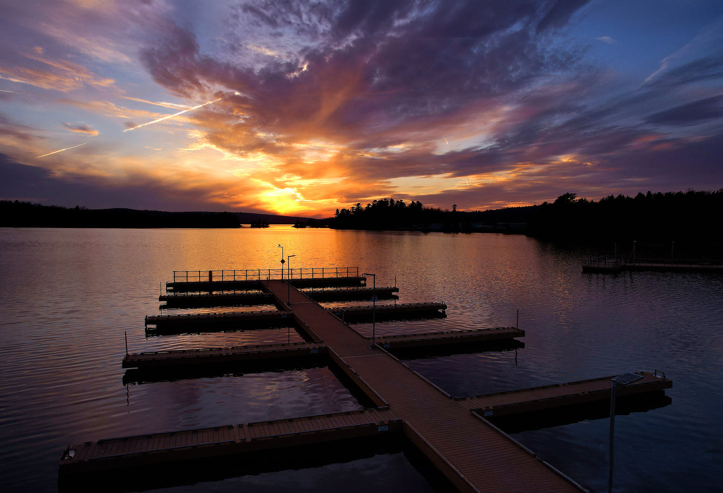 Canvas - Elliot Lake Boat Launch - Sunset 1