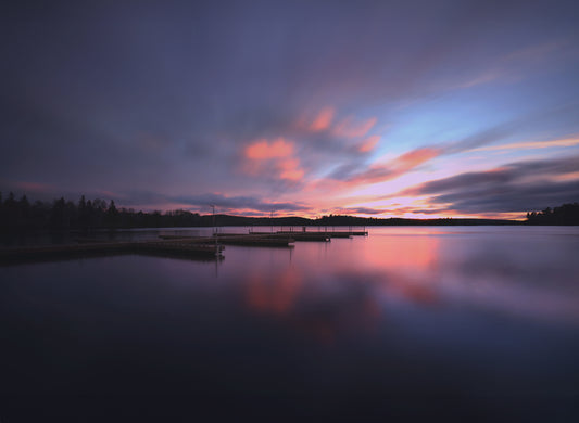 Canvas - Elliot Lake Boat Launch - Sunset 16