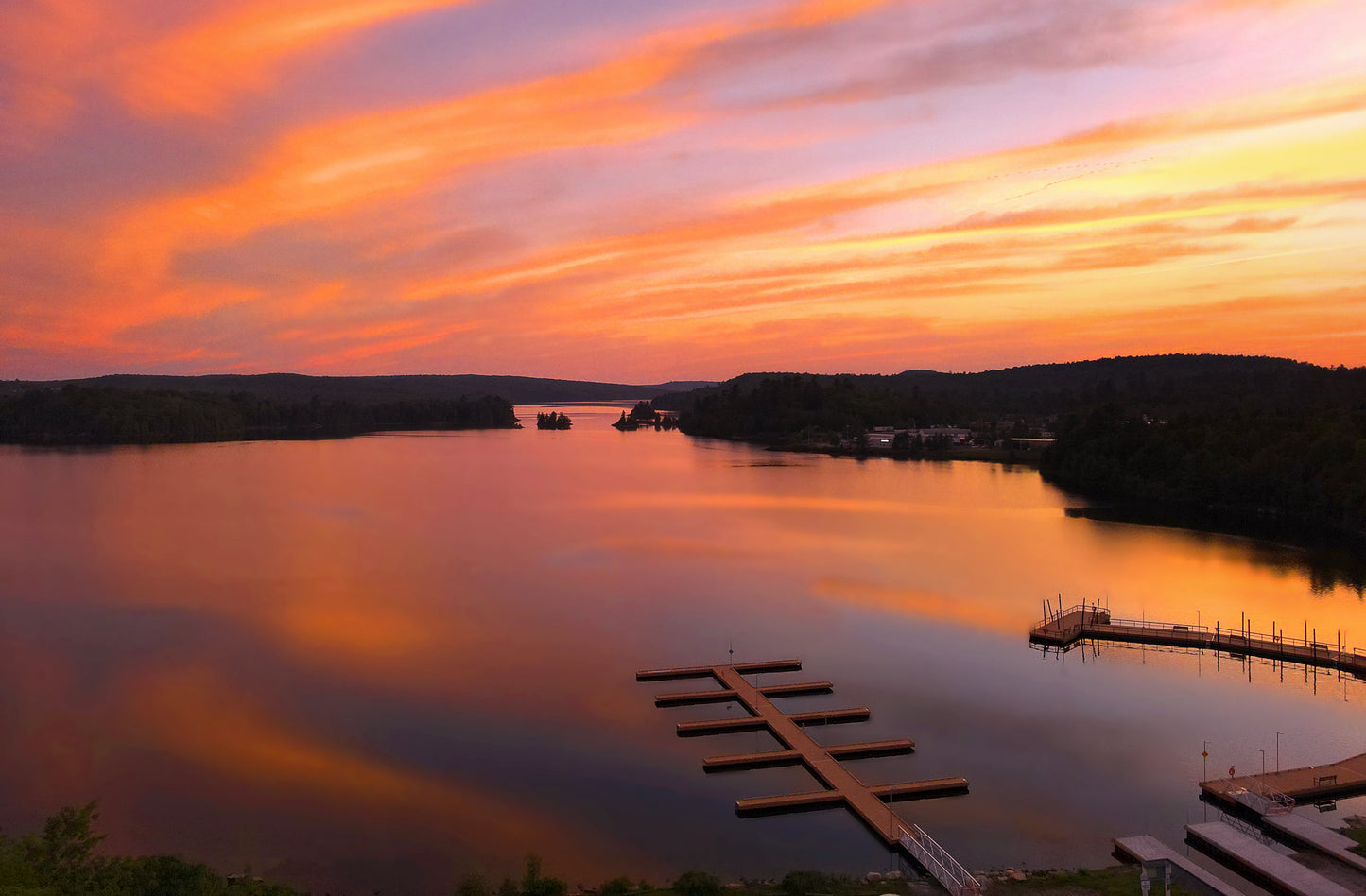 Canvas - Elliot Lake Boat Launch - Sunset 5