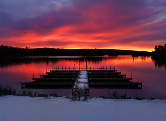 Canvas - Elliot Lake Boat Launch - Sunset 6