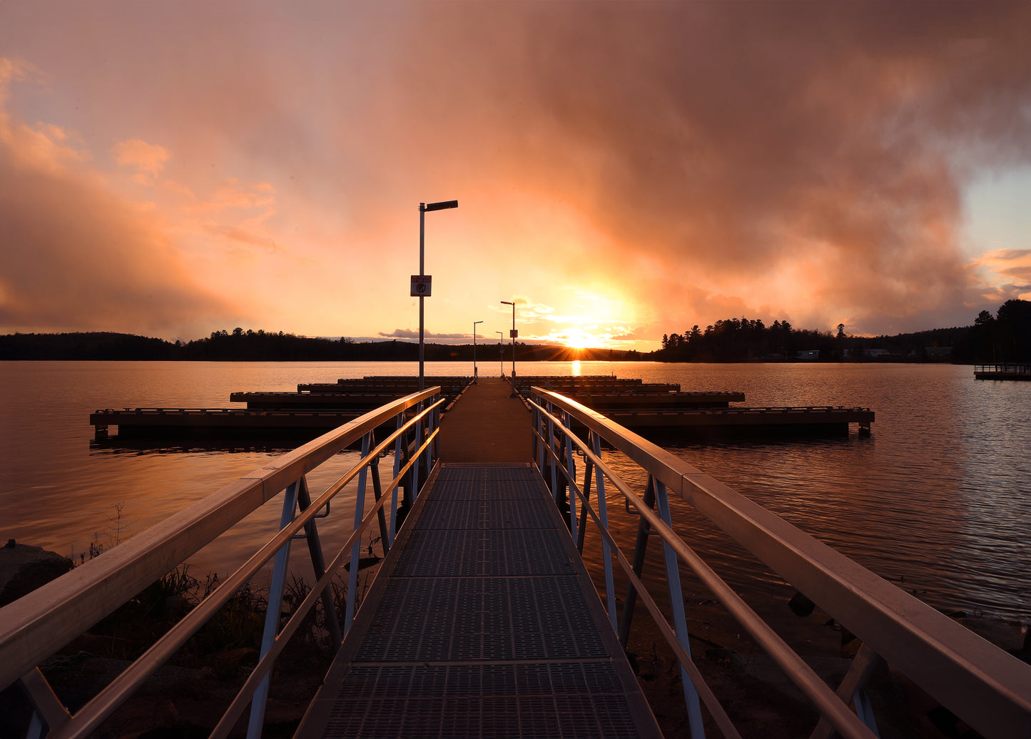 Canvas - Elliot Lake Boat Launch - Sunset 19