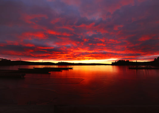 Canvas - Elliot Lake Boat Launch - Sunset 18