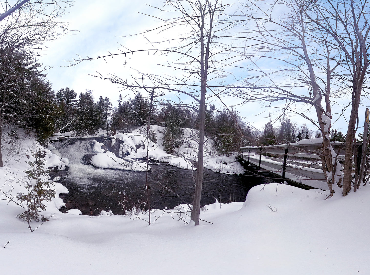 Canvas - Elliot Lake Waterfall 5