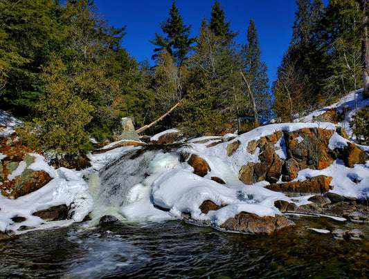 Canvas - Elliot Lake Waterfall 7