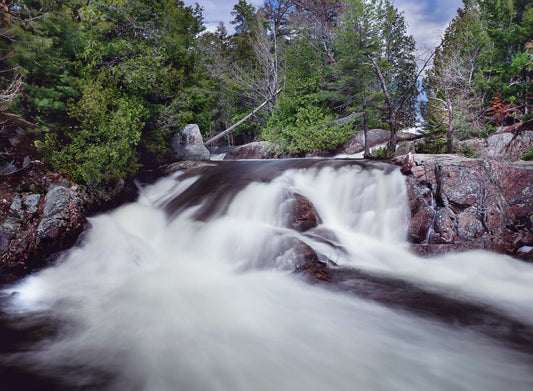 Canvas - Elliot Lake Waterfall 8