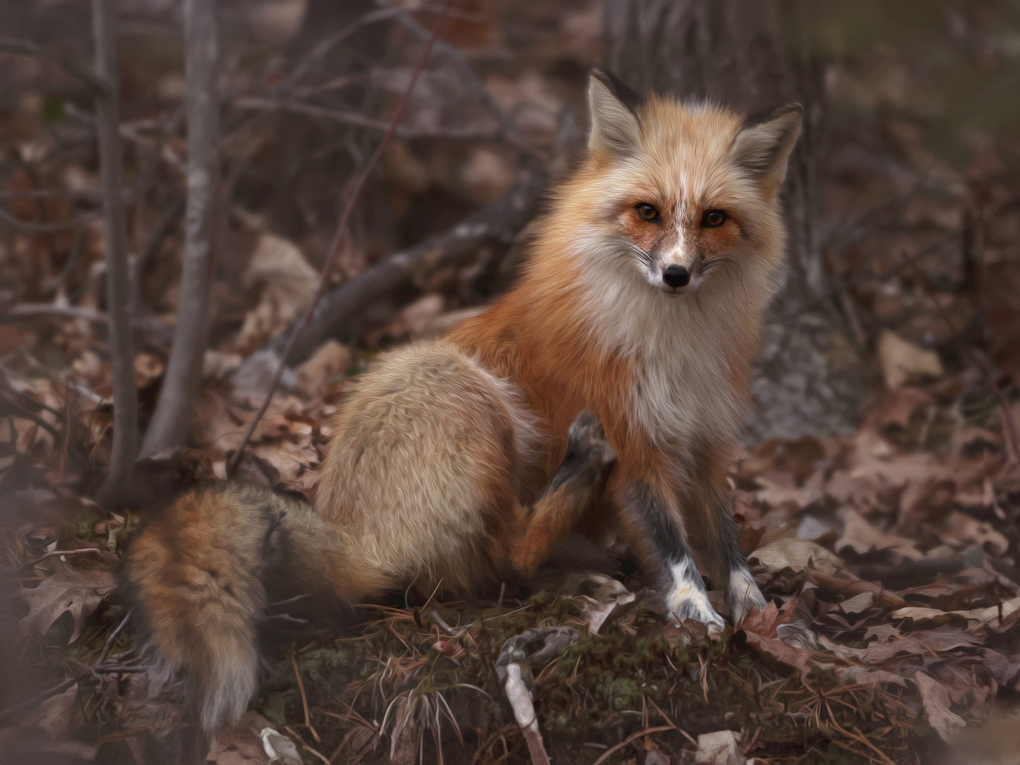 Wildlife - Fox Sitting
