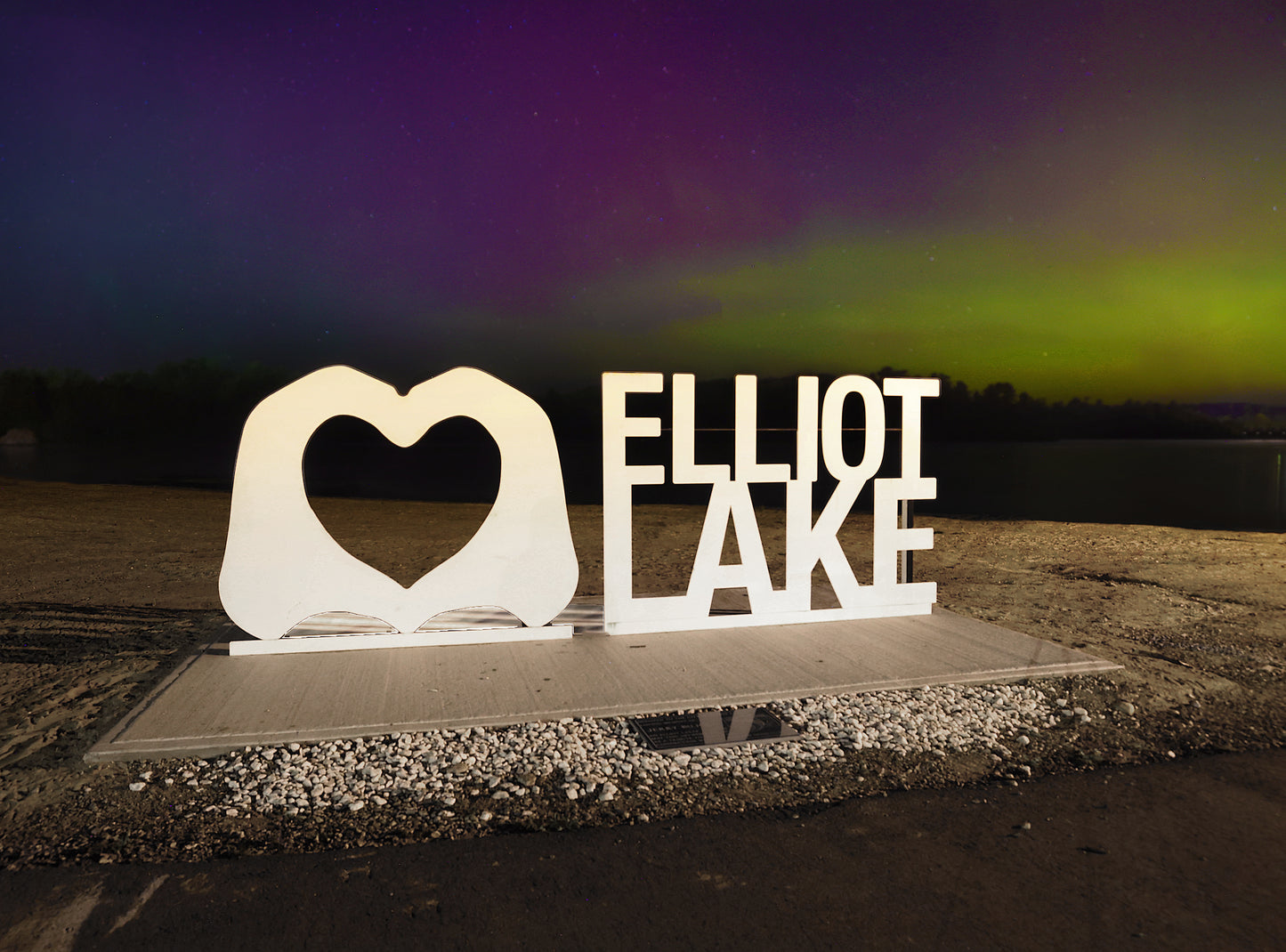 Canvas - Elliot Lake Sign 4