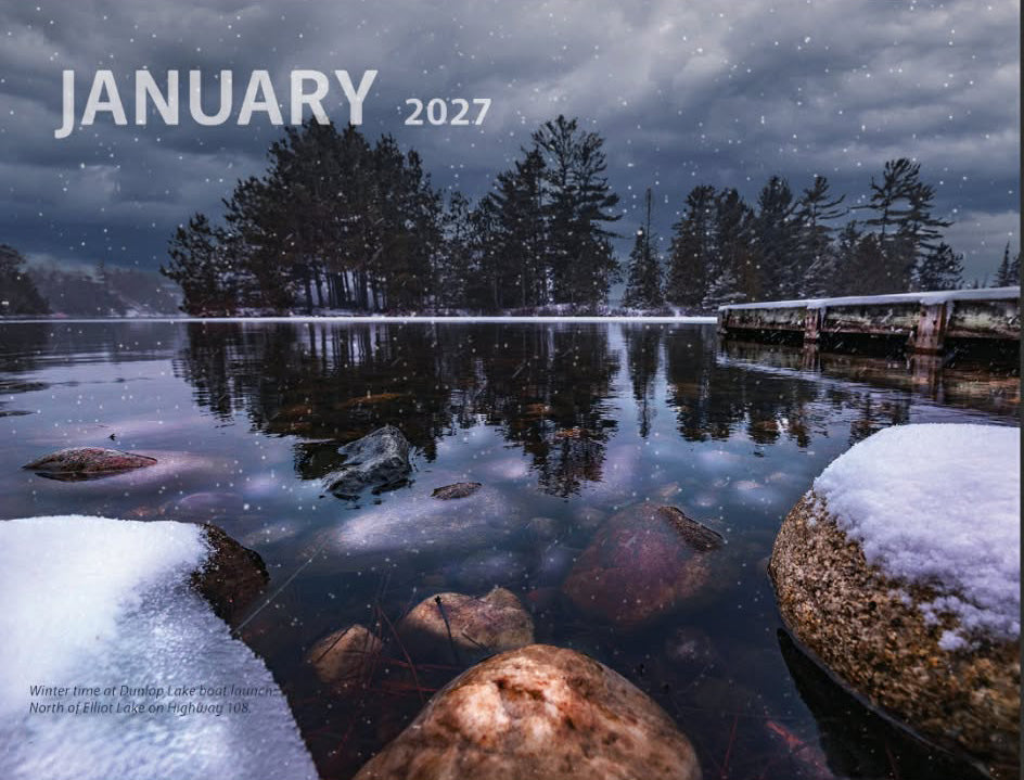 2027 Elliot Lake calendar (Local Pick up)