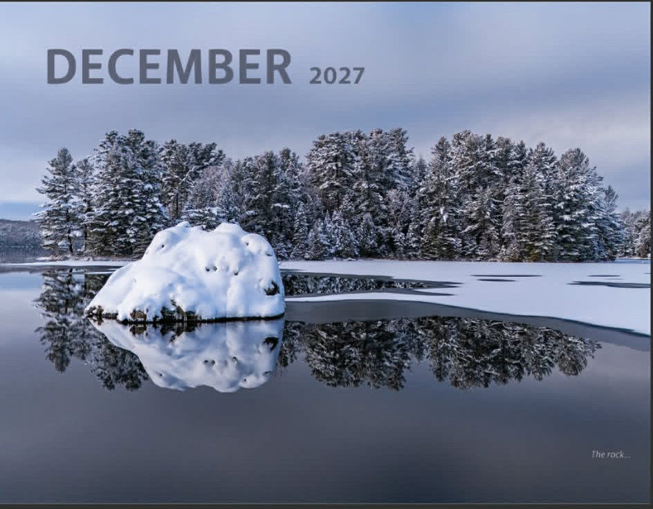 2027 Elliot Lake calendar (Local Pick up)