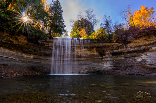 Canvas - Bridal Veil Falls 10 (Manitoulin)