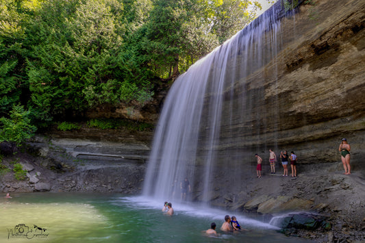 Canvas - Bridal Veil Falls 04 (Manitoulin)