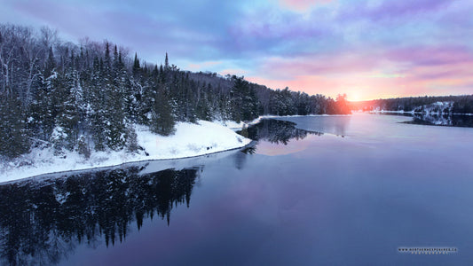 Canvas - Depot Lake 2 - winter