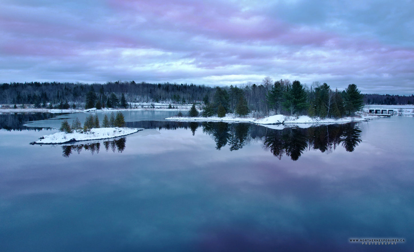 Canvas - Depot Lake 3 - winter