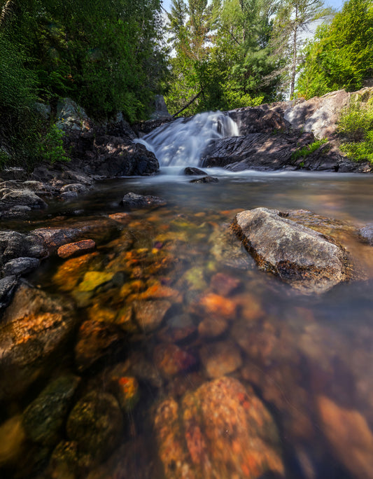 Canvas - Elliot Lake Falls Waterlevel