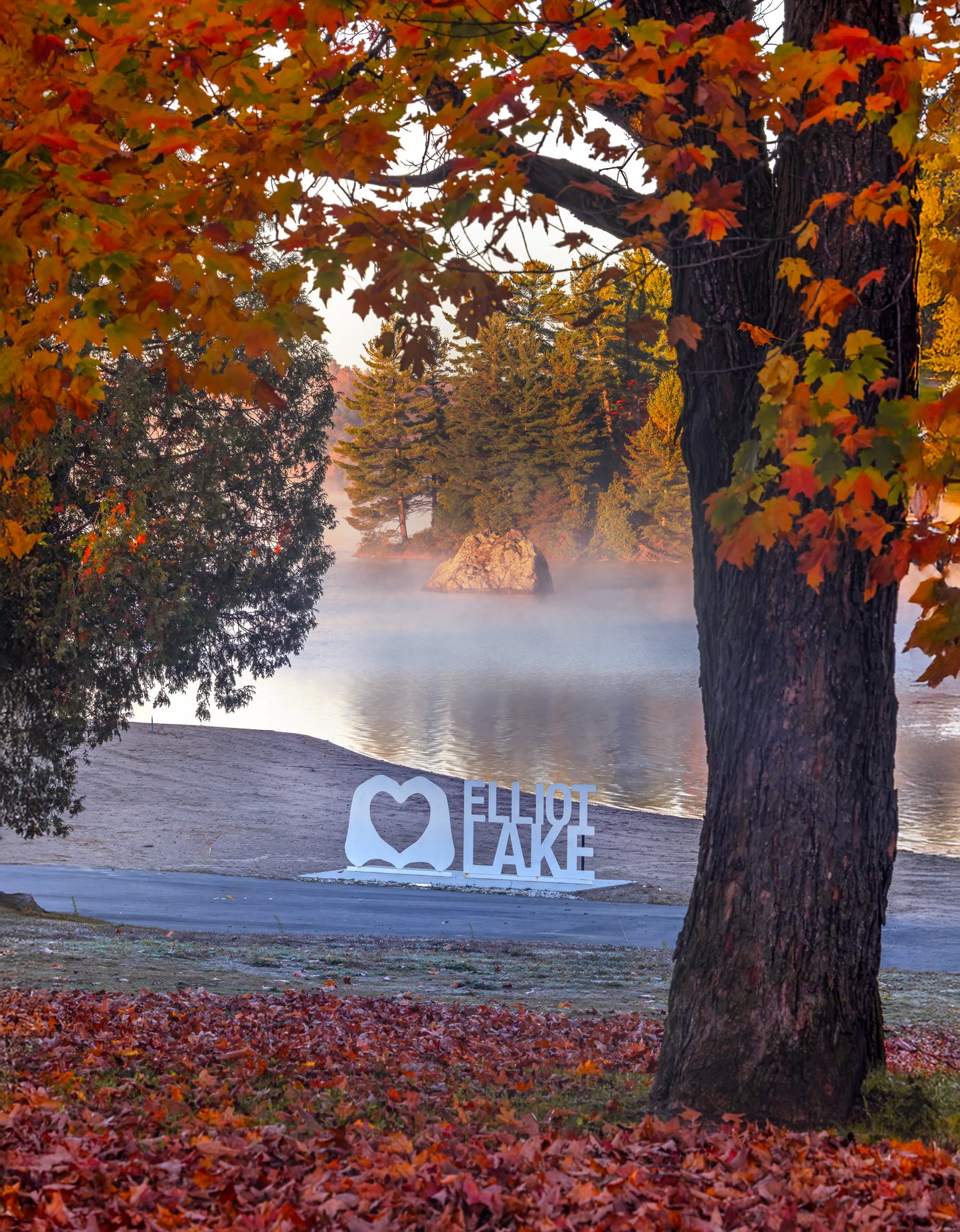 Canvas - Framed Rock & Sign