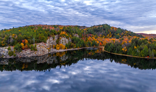 Canvas - Horne Lake Yellow Reflections
