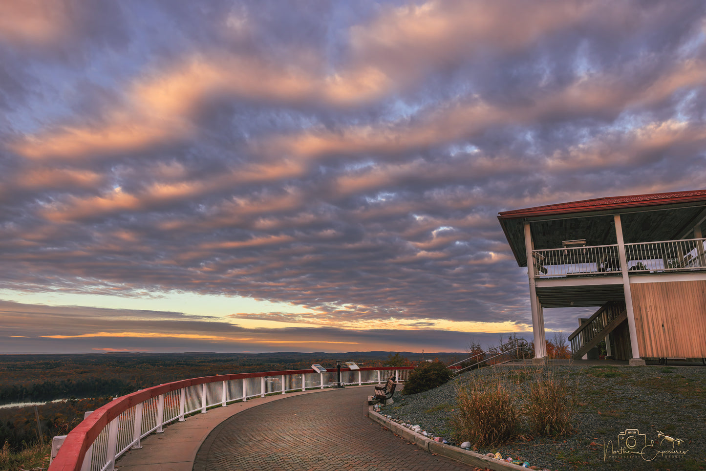 Canvas - Fire Tower Zebra Skies 1