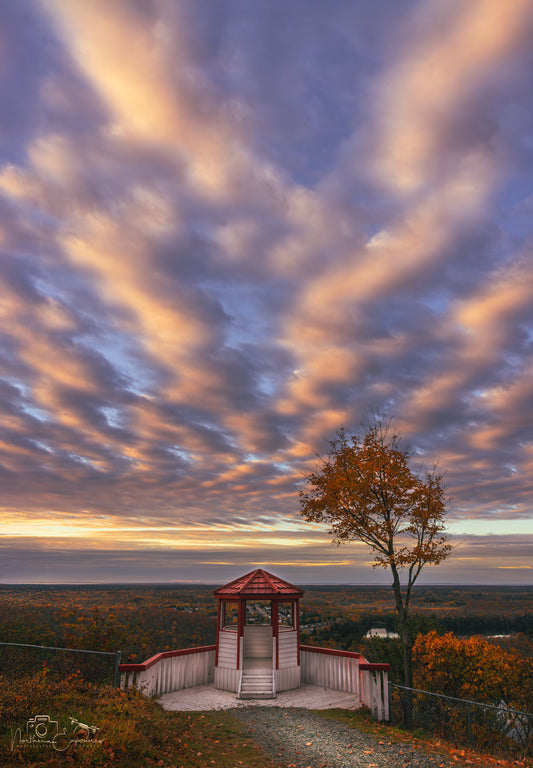 Canvas - Fire Tower Zebra Skies 3