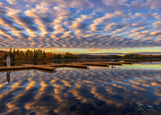 Canvas - Zebra Skies Boat Launch 1