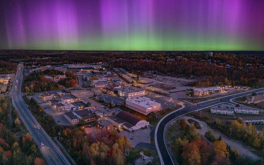 Canvas - Aurora Cityscape 1