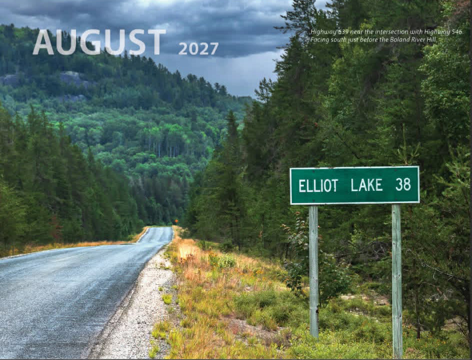 2027 Elliot Lake calendar (Local Pick up)