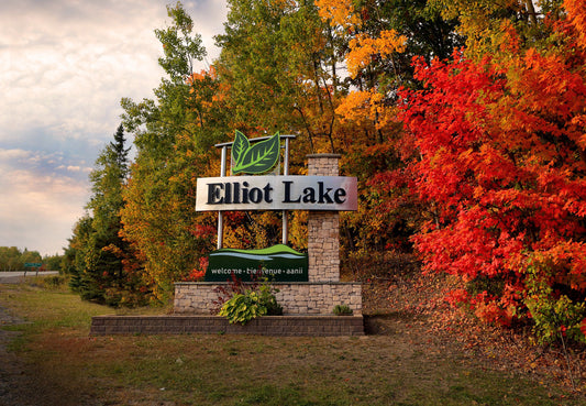 Canvas - Elliot Lake Sign 10