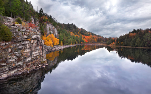 Canvas - Horne Lake Cliff Sideview