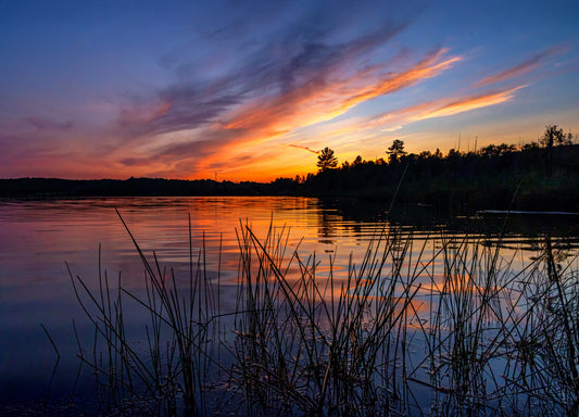 Canvas - Porridge Lake Blue Hour